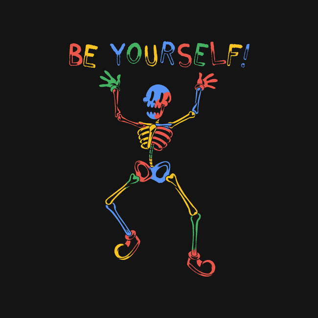 Colorful Skeleton Be Yourself-None-Mug-Drinkware-tobefonseca