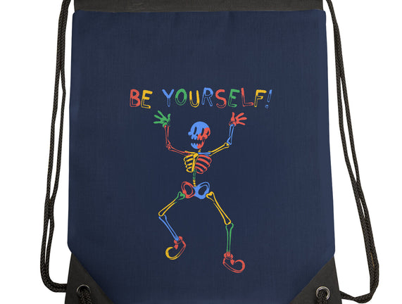 Colorful Skeleton Be Yourself