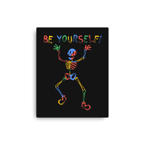Colorful Skeleton Be Yourself
