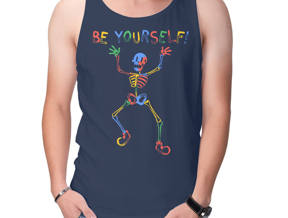 Colorful Skeleton Be Yourself