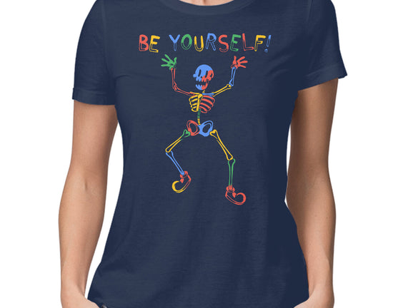 Colorful Skeleton Be Yourself