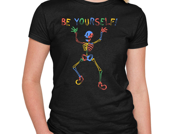 Colorful Skeleton Be Yourself