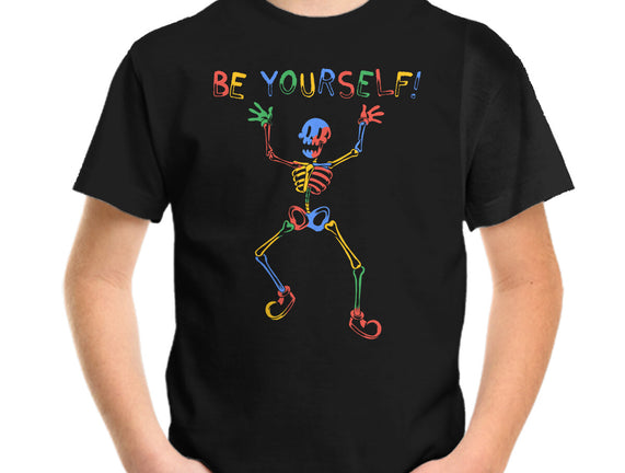 Colorful Skeleton Be Yourself