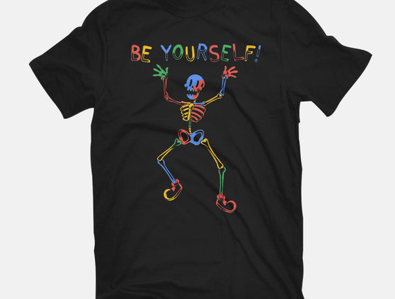 Colorful Skeleton Be Yourself
