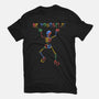 Colorful Skeleton Be Yourself-Womens-Fitted-Tee-tobefonseca