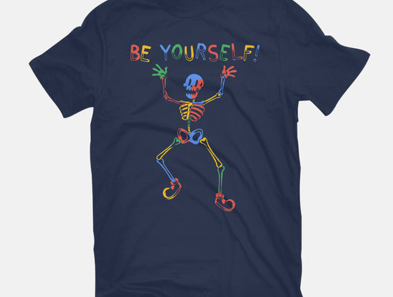 Colorful Skeleton Be Yourself
