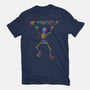 Colorful Skeleton Be Yourself-Mens-Heavyweight-Tee-tobefonseca