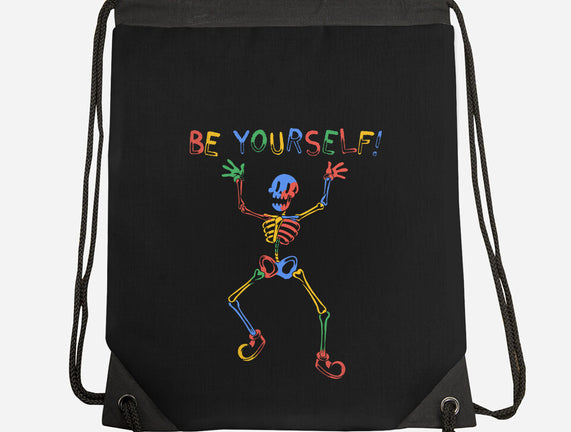 Colorful Skeleton Be Yourself