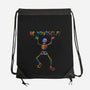 Colorful Skeleton Be Yourself-None-Drawstring-Bag-tobefonseca
