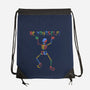 Colorful Skeleton Be Yourself-None-Drawstring-Bag-tobefonseca