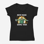 Same Task-Womens-V-Neck-Tee-Gleydson Barboza