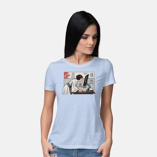 Calling Tatooine-Womens-Basic-Tee-Popnotic