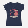 Here You Dropped This-Womens-V-Neck-Tee-Popnotic
