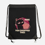 Here You Dropped This-None-Drawstring-Bag-Popnotic
