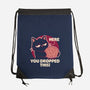 Here You Dropped This-None-Drawstring-Bag-Popnotic