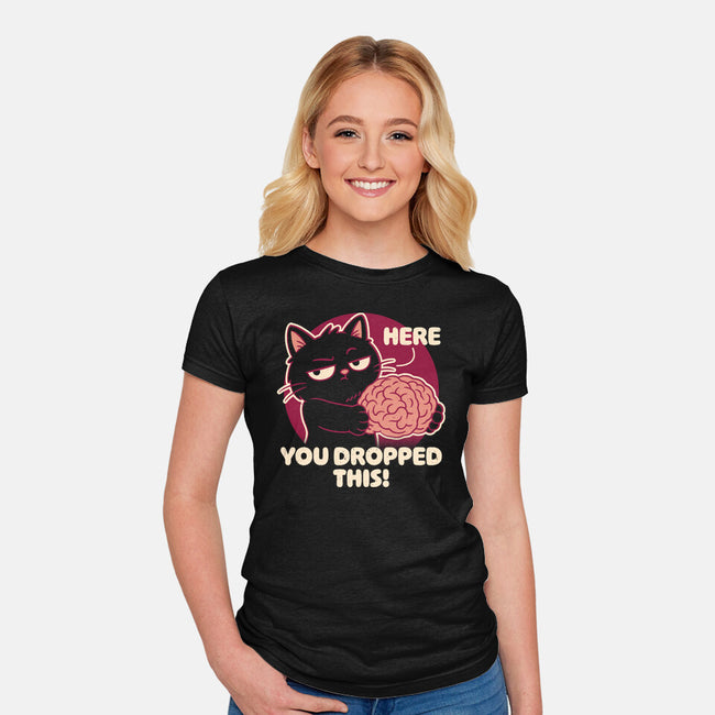 Here You Dropped This-Womens-Fitted-Tee-Popnotic