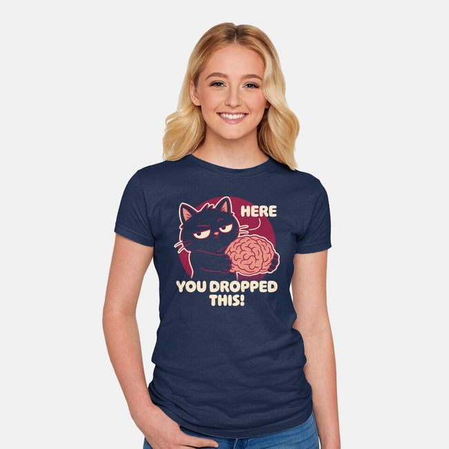 Here You Dropped This-Womens-Fitted-Tee-Popnotic