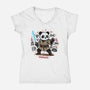 Pandawan-Womens-V-Neck-Tee-Popnotic