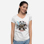 Pandawan-Womens-V-Neck-Tee-Popnotic
