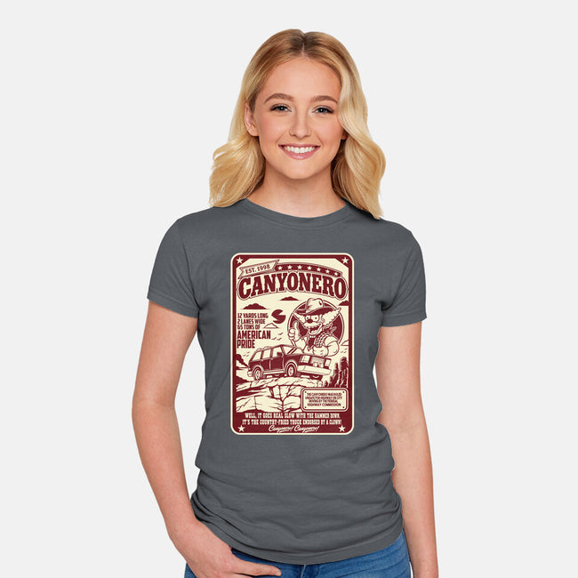 Canyonero-Womens-Fitted-Tee-CarloJ1956