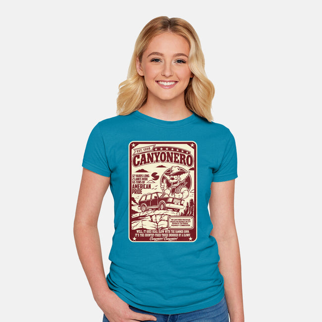 Canyonero-Womens-Fitted-Tee-CarloJ1956