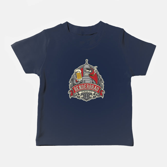 Brewed By Robots Approved-Baby-Basic-Tee-CarloJ1956