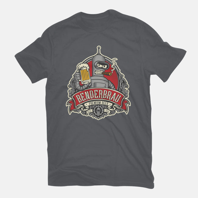 Brewed By Robots Approved-Mens-Basic-Tee-CarloJ1956