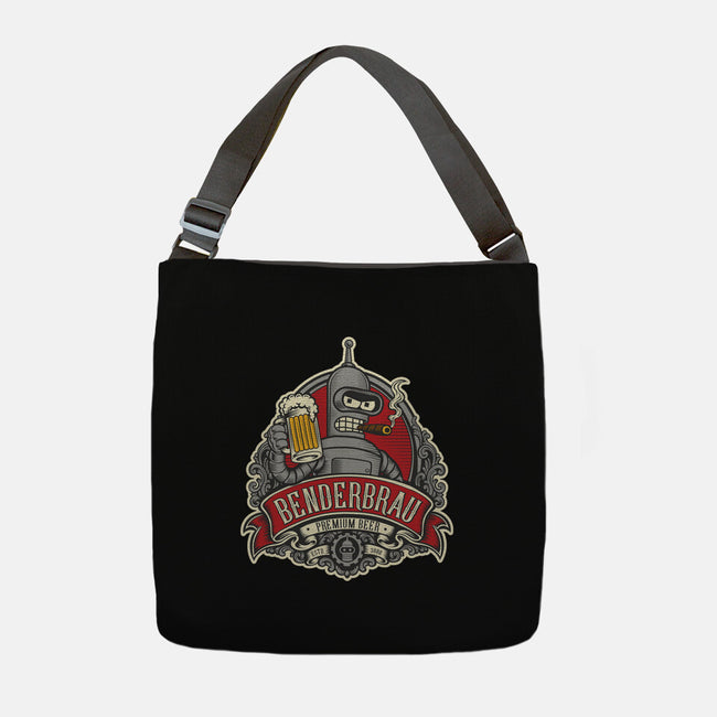 Brewed By Robots Approved-None-Adjustable Tote-Bag-CarloJ1956