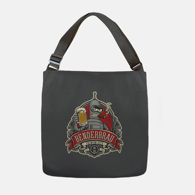 Brewed By Robots Approved-None-Adjustable Tote-Bag-CarloJ1956