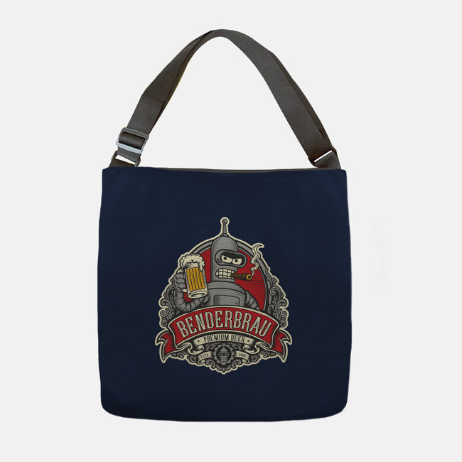 Brewed By Robots Approved-None-Adjustable Tote-Bag-CarloJ1956