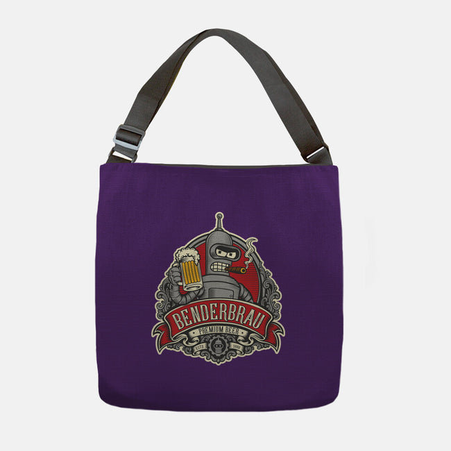 Brewed By Robots Approved-None-Adjustable Tote-Bag-CarloJ1956