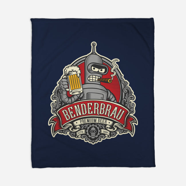 Brewed By Robots Approved-None-Fleece-Blanket-CarloJ1956
