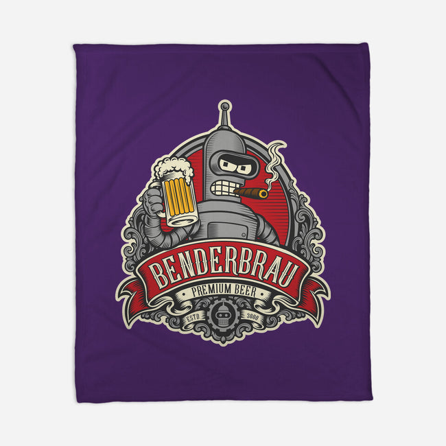 Brewed By Robots Approved-None-Fleece-Blanket-CarloJ1956