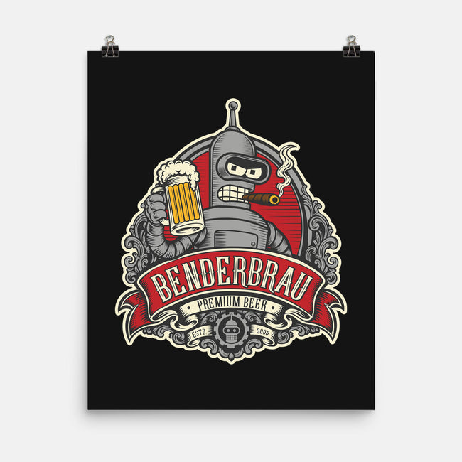Brewed By Robots Approved-None-Matte-Poster-CarloJ1956