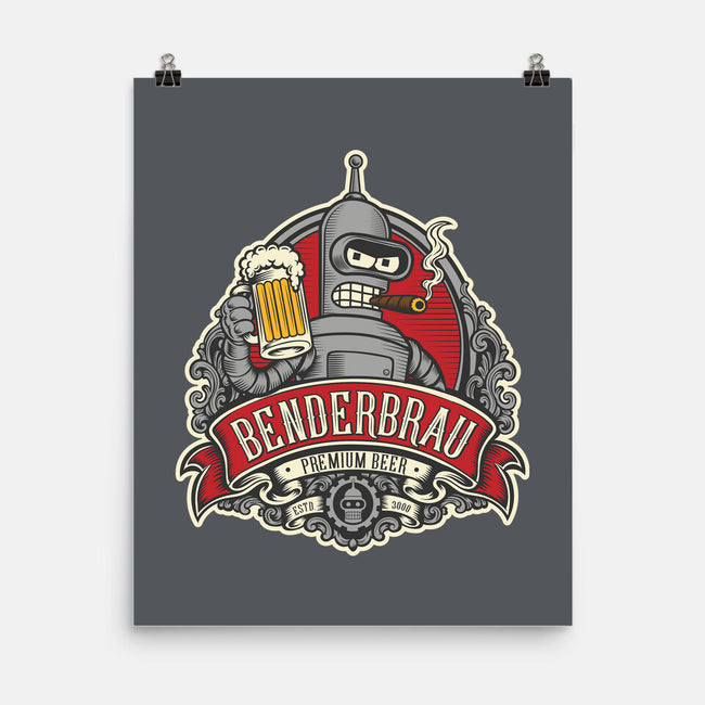 Brewed By Robots Approved-None-Matte-Poster-CarloJ1956