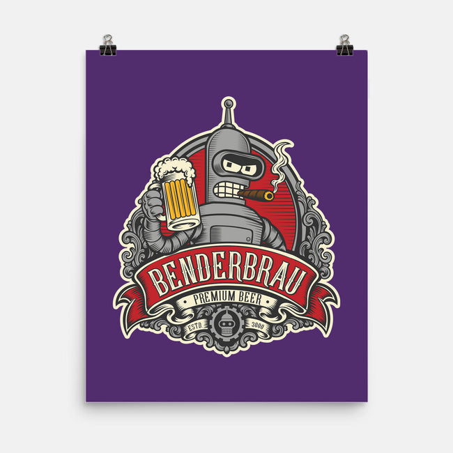 Brewed By Robots Approved-None-Matte-Poster-CarloJ1956