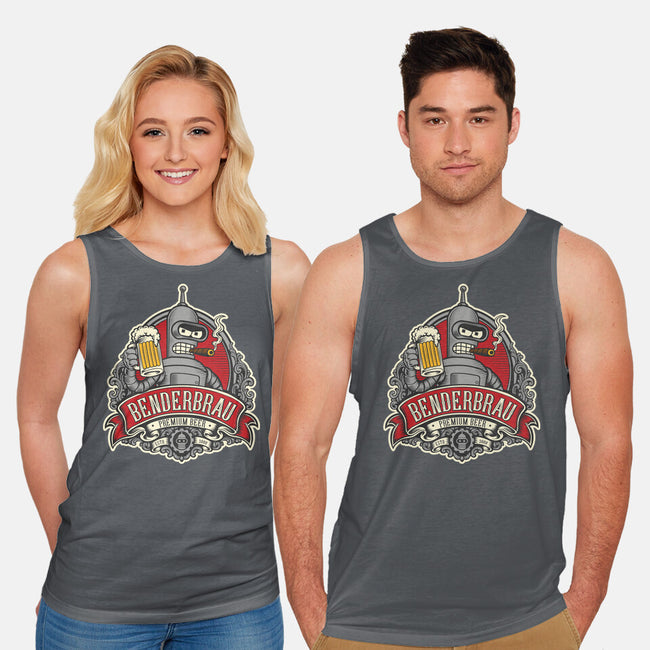 Brewed By Robots Approved-Unisex-Basic-Tank-CarloJ1956