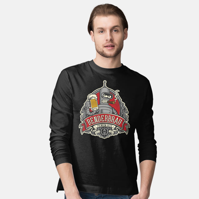 Brewed By Robots Approved-Mens-Long Sleeved-Tee-CarloJ1956