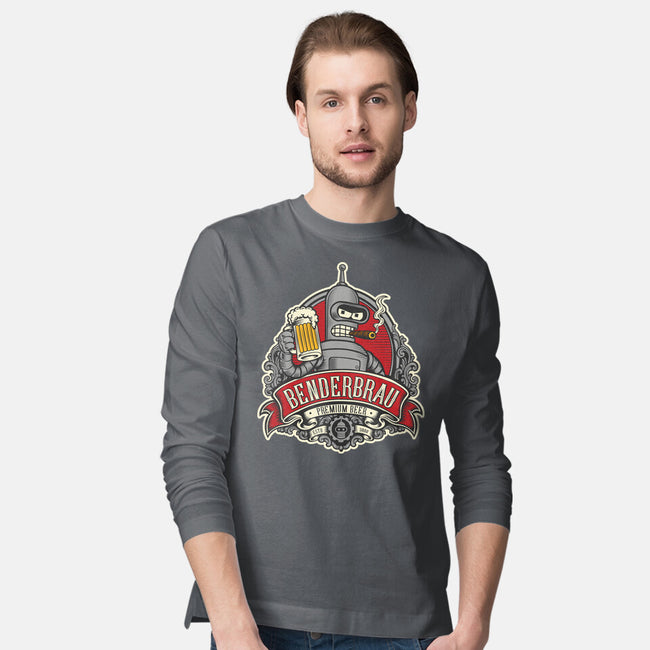 Brewed By Robots Approved-Mens-Long Sleeved-Tee-CarloJ1956