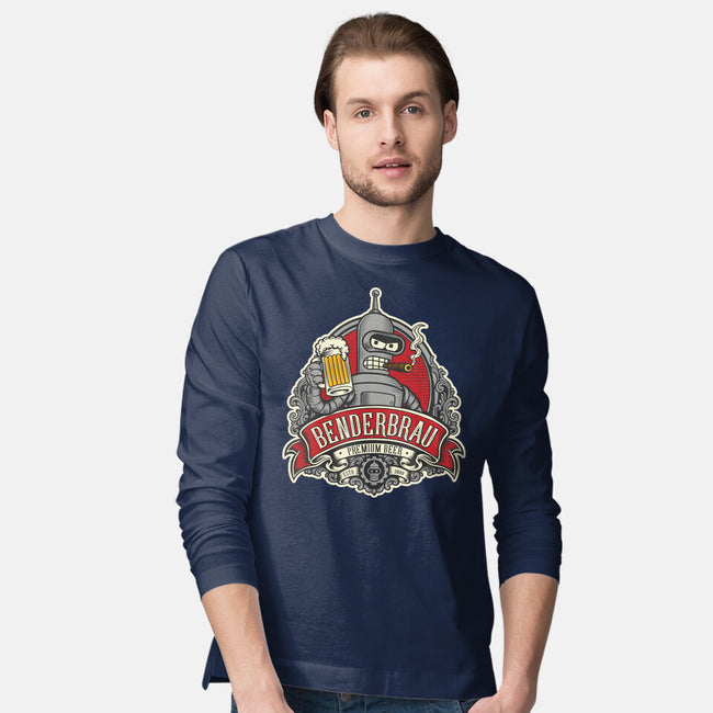 Brewed By Robots Approved-Mens-Long Sleeved-Tee-CarloJ1956