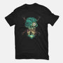 Spooky Ship-Womens-Fitted-Tee-zascanauta