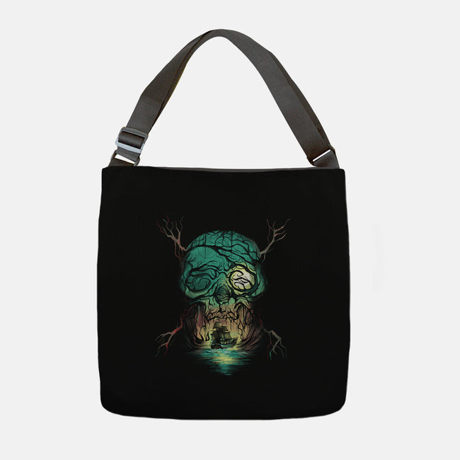 Spooky Ship-None-Adjustable Tote-Bag-zascanauta