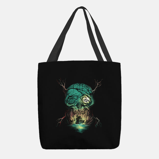 Spooky Ship-None-Basic Tote-Bag-zascanauta