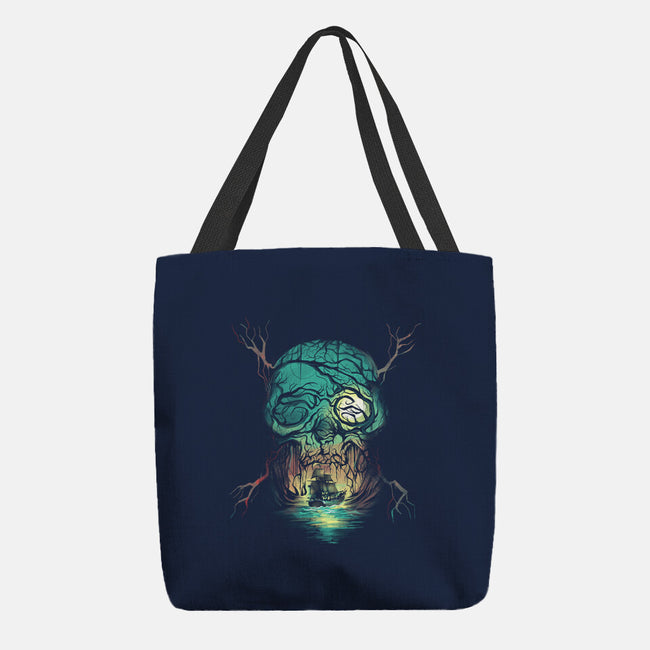 Spooky Ship-None-Basic Tote-Bag-zascanauta