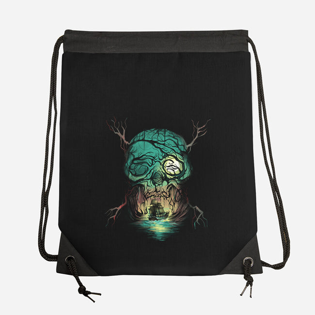 Spooky Ship-None-Drawstring-Bag-zascanauta