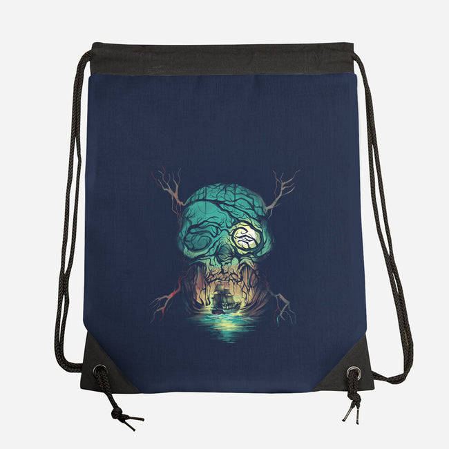 Spooky Ship-None-Drawstring-Bag-zascanauta