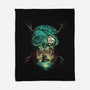 Spooky Ship-None-Fleece-Blanket-zascanauta
