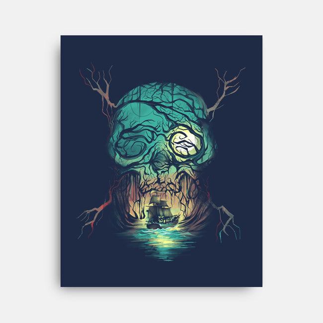 Spooky Ship-None-Stretched-Canvas-zascanauta