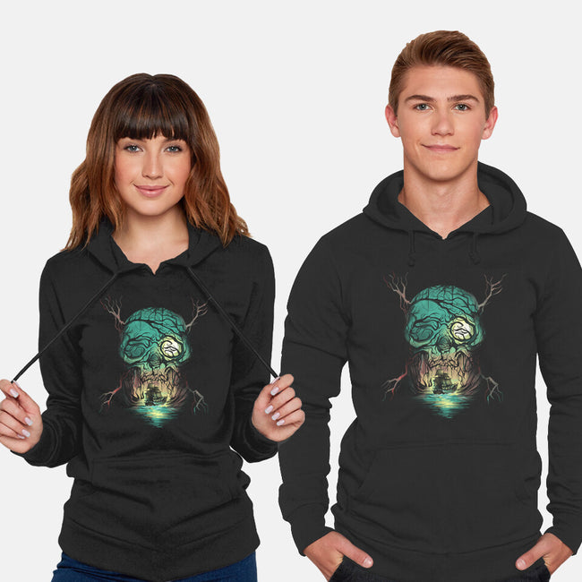Spooky Ship-Unisex-Pullover-Sweatshirt-zascanauta