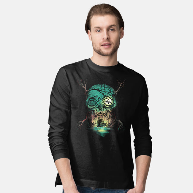Spooky Ship-Mens-Long Sleeved-Tee-zascanauta